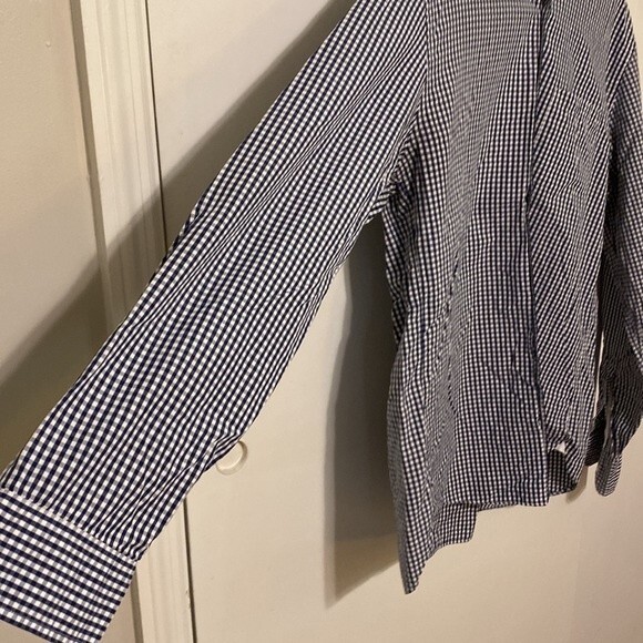 J. Crew Checkered Plaid Long Sleeve Button Down Shirt 100% Cotton Men's XLT 17 - Picture 2 of 14